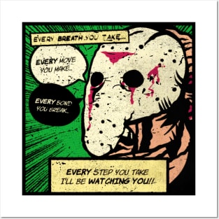 Every Breath Jason Take (Pop Art Comics) Posters and Art